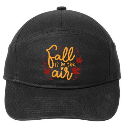 Fall Is In The Air Nature Cute 7-Panel Snapback Hat