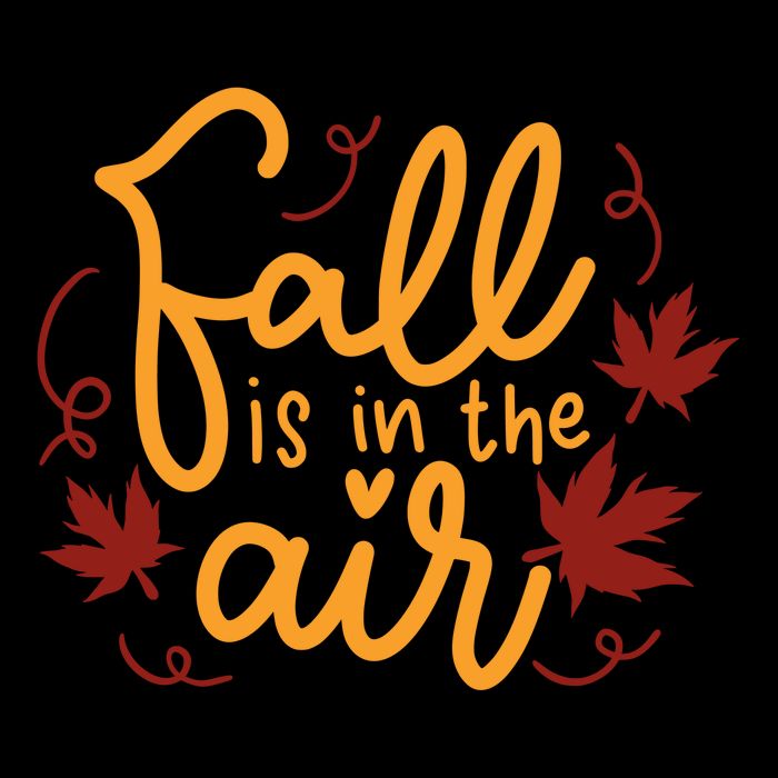 Fall Is In The Air Nature Cute 7-Panel Snapback Hat