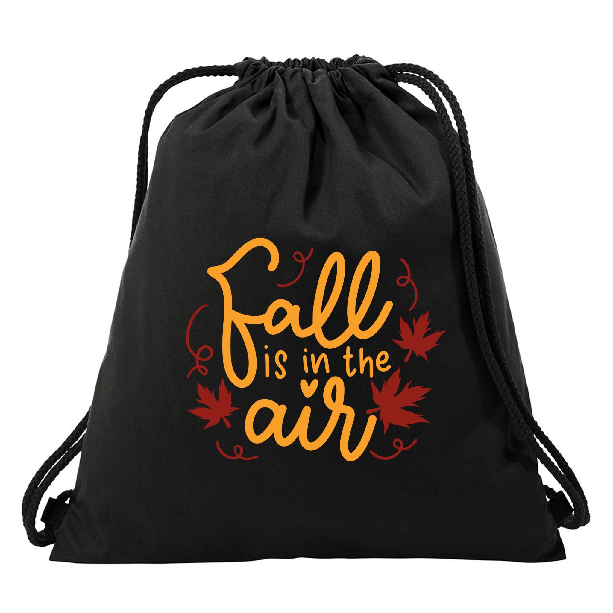 Fall Is In The Air Nature Cute Drawstring Bag