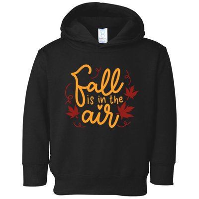 Fall Is In The Air Nature Cute Toddler Hoodie