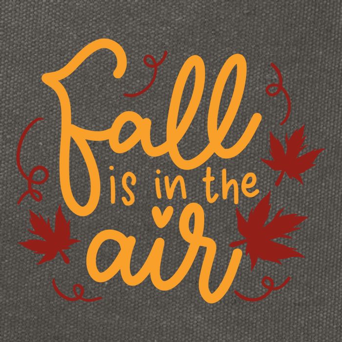 Fall Is In The Air Nature Cute Cotton Canvas Backpack