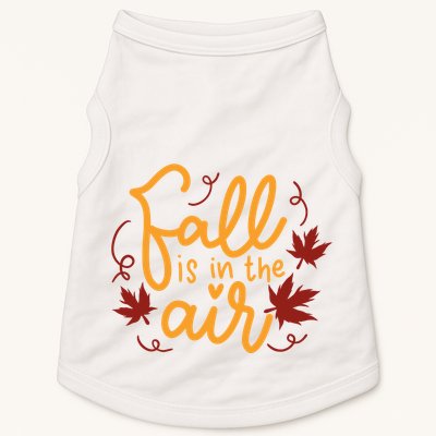 Fall Is In The Air Nature Cute Doggie Tank