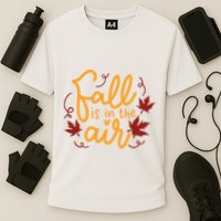 Fall Is In The Air Nature Cute Cooling Performance Crew T-Shirt