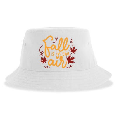 Fall Is In The Air Nature Cute Sustainable Bucket Hat