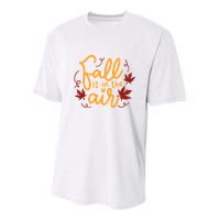 Fall Is In The Air Nature Cute Youth Performance Sprint T-Shirt