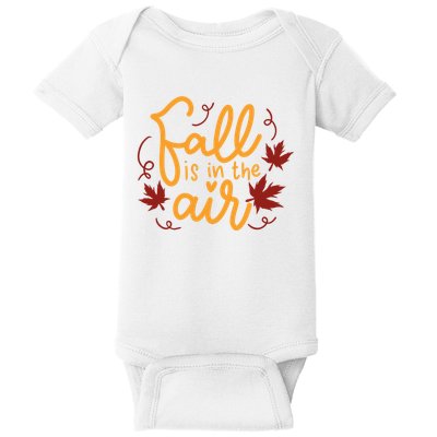 Fall Is In The Air Nature Cute Baby Bodysuit