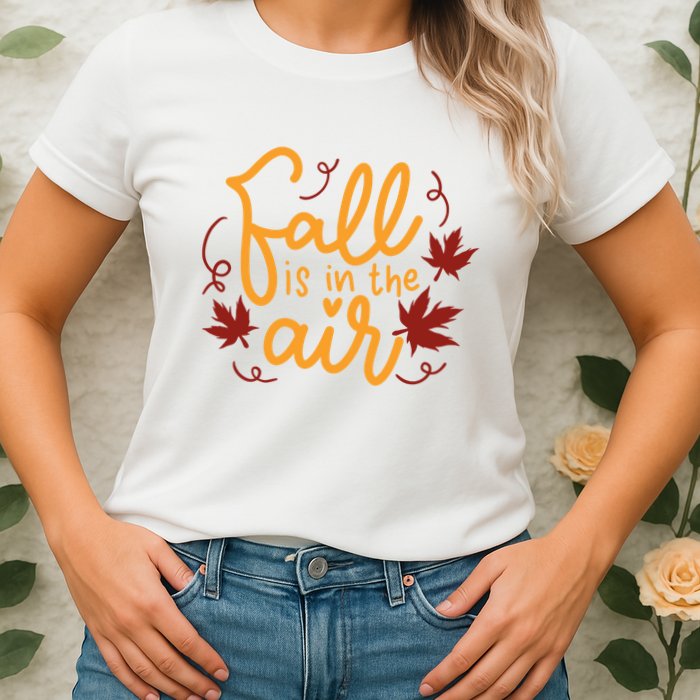 Fall Is In The Air Nature Cute Womens T-Shirt