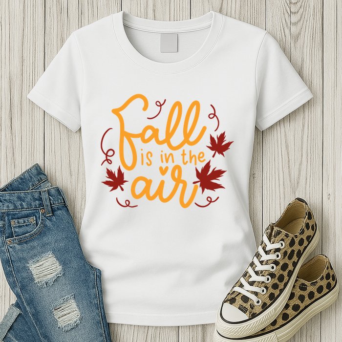 Fall Is In The Air Nature Cute Womens T-Shirt