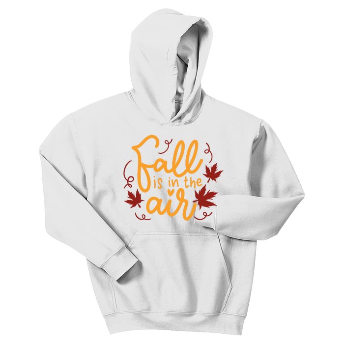 Fall Is In The Air Nature Cute Kids Hoodie