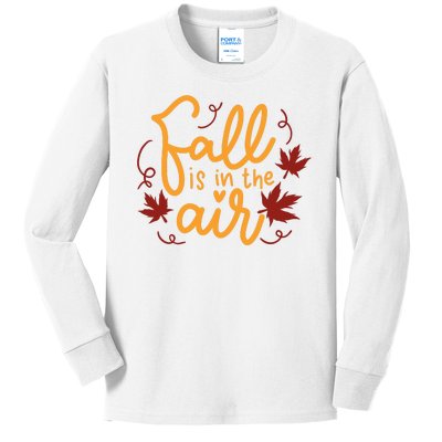 Fall Is In The Air Nature Cute Kids Long Sleeve Shirt