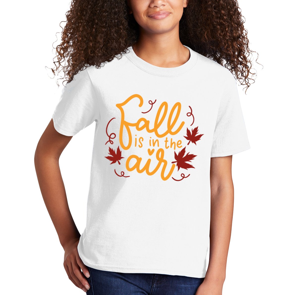 Fall Is In The Air Nature Cute Kids T-Shirt