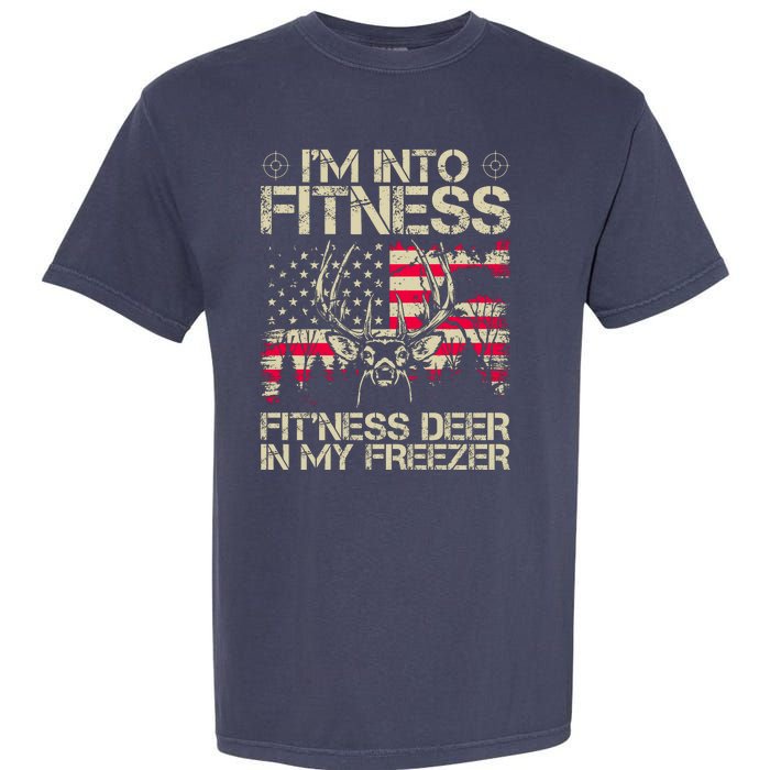 Funny I'm Into Fitness Hunting Garment-Dyed Heavyweight T-Shirt