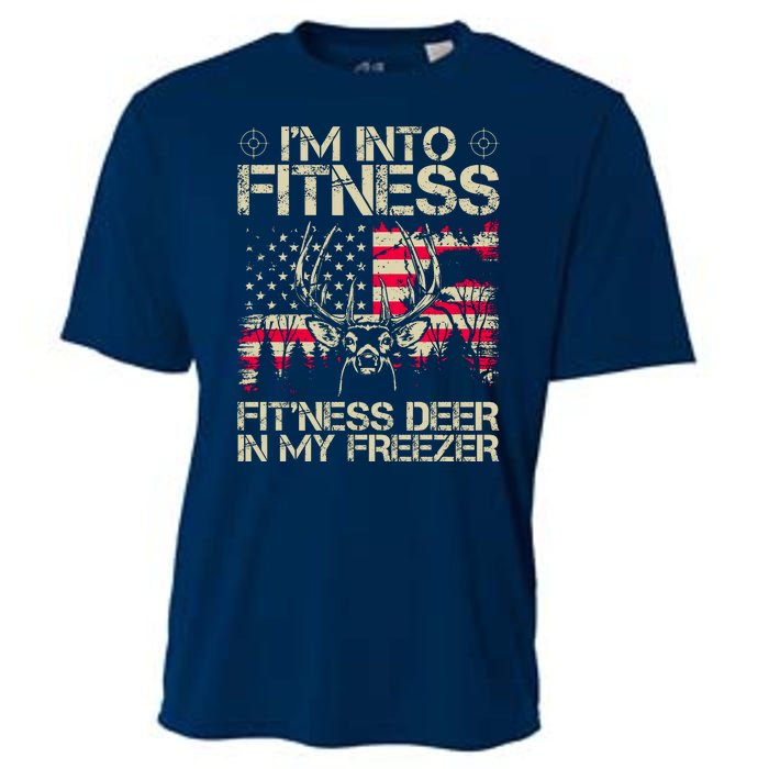 Funny I'm Into Fitness Hunting Cooling Performance Crew T-Shirt