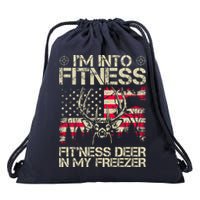 Funny I'm Into Fitness Hunting Drawstring Bag