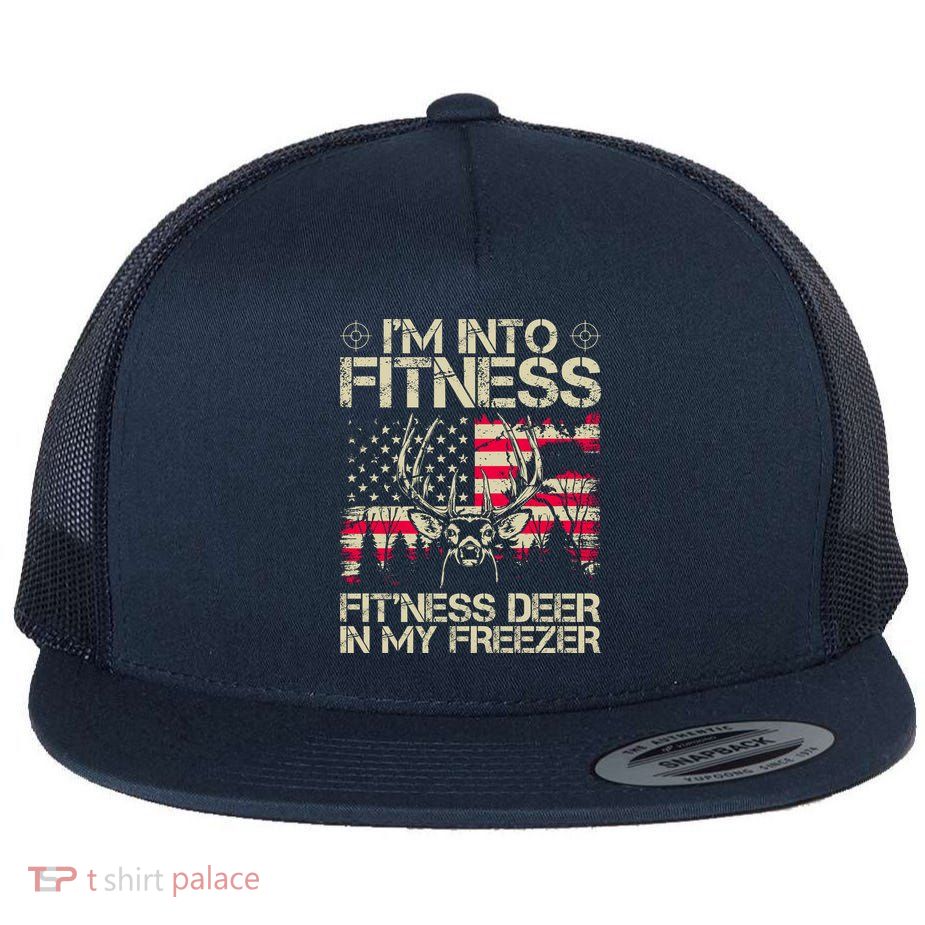 Funny I'm Into Fitness Hunting Flatbill Hat