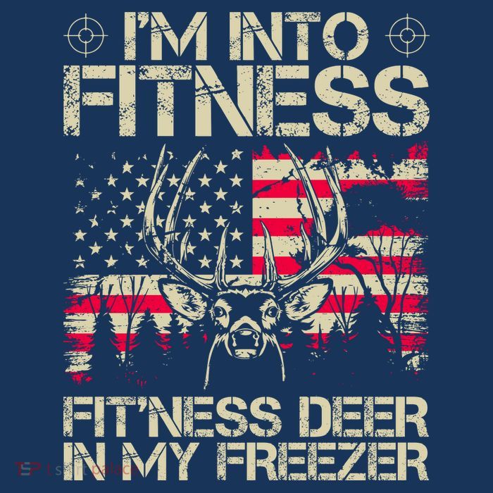 Funny I'm Into Fitness Hunting Flatbill Hat