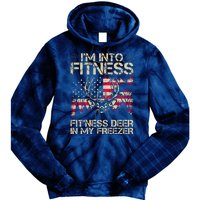 Funny I'm Into Fitness Hunting Tie Dye Hoodie