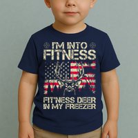 Funny I'm Into Fitness Hunting Toddler T-Shirt