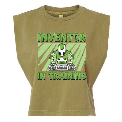 Funny Inventor In Training Future Robotics Engineer Cool Gift Garment-Dyed Women's Muscle Tee