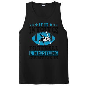 Funny If It Involves Football And Wrestling Count Me Fan PosiCharge Competitor Tank