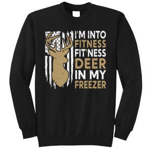 Funny IM Into Fitness FitNess Deer In My Freezer Deer Sweatshirt