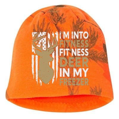 Funny IM Into Fitness FitNess Deer In My Freezer Deer Kati - Camo Knit Beanie