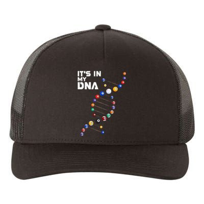 funny It's In My DNA  Pool Billiard Yupoong Adult 5-Panel Trucker Hat