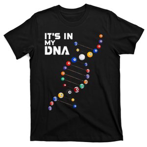 funny It's In My DNA  Pool Billiard T-Shirt