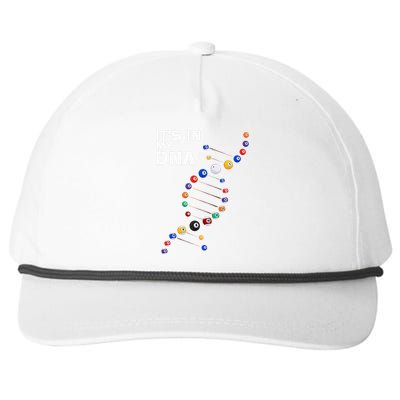 funny It's In My DNA  Pool Billiard Snapback Five-Panel Rope Hat