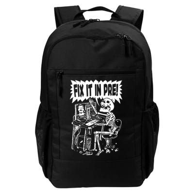 Fix It In Pre Classic Funny Vintage Unisex Backpack