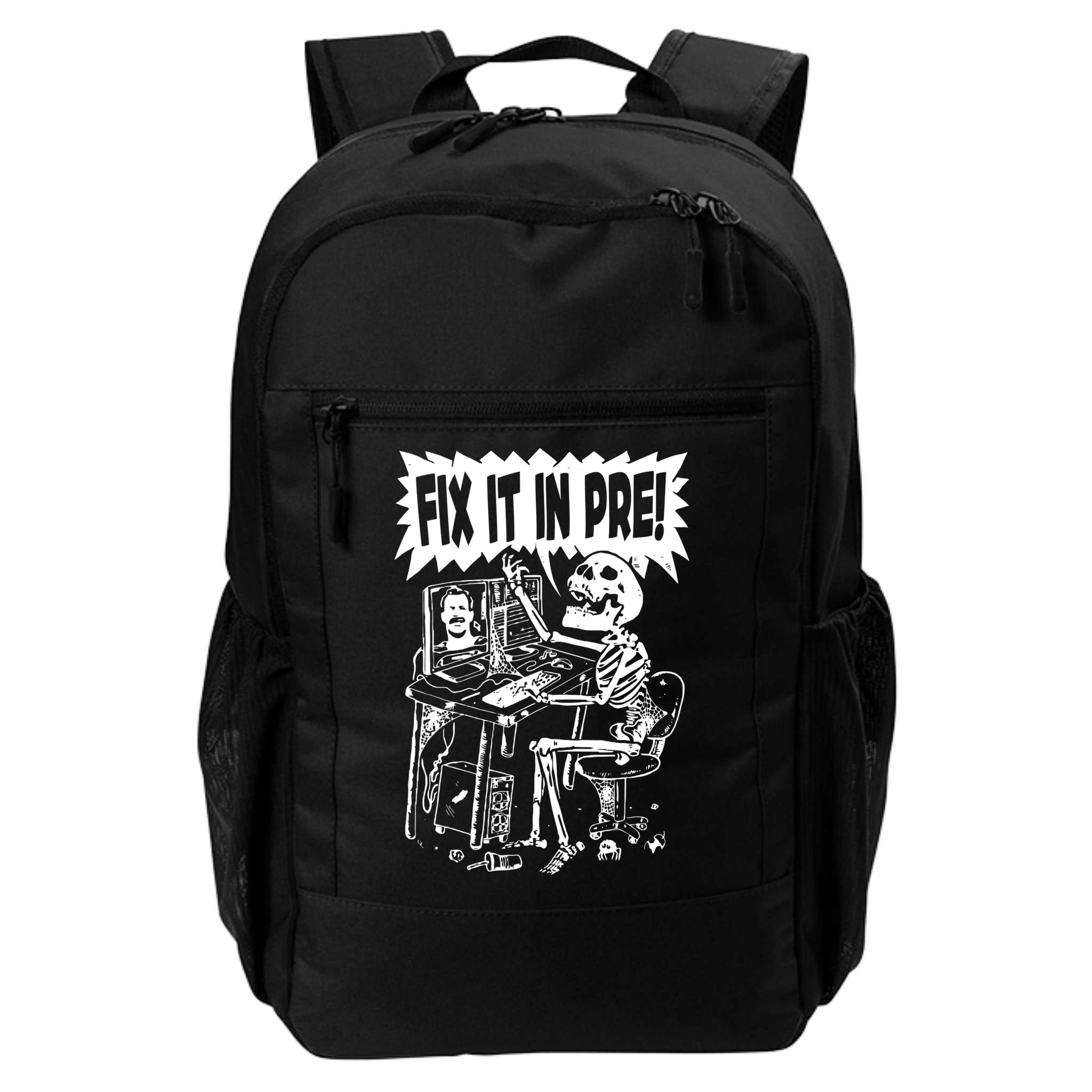 Fix It In Pre Classic Funny Vintage Unisex Backpack