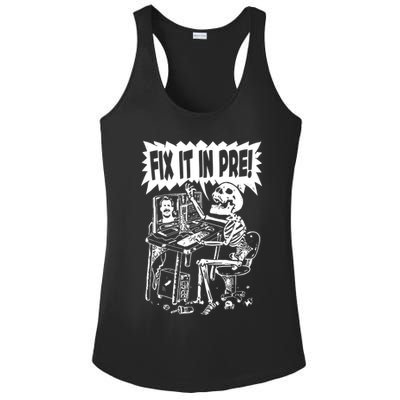 Fix It In Pre Classic Funny Vintage Unisex Ladies PosiCharge Competitor Racerback Tank