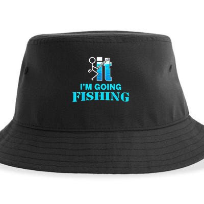 Fuck It Im Going Fishing Sustainable Bucket Hat