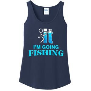 Fuck It Im Going Fishing Ladies Essential Tank