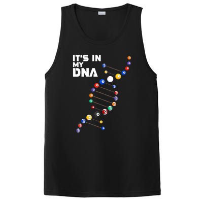 Funny Its In My Dna Pool Billiard Billiards Team Gift PosiCharge Competitor Tank