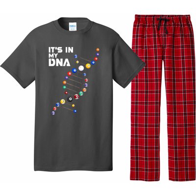 Funny Its In My Dna Pool Billiard Billiards Team Gift Pajama Set