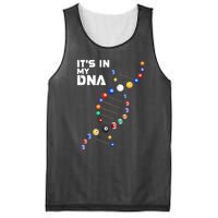 Funny Its In My Dna Pool Billiard Billiards Team Gift Mesh Reversible Basketball Jersey Tank