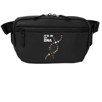 Funny Its In My Dna Pool Billiard Billiards Team Gift Crossbody Pack