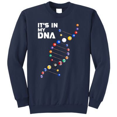 Funny Its In My Dna Pool Billiard Billiards Team Gift Sweatshirt