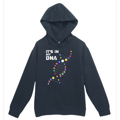 Funny Its In My Dna Pool Billiard Billiards Team Gift Urban Pullover Hoodie