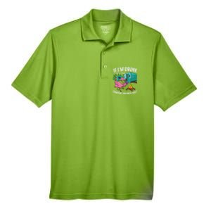 Funny If IM Drunk ItS My FriendS Fault Cool Campers Gift Great Gift Men's Origin Performance Pique Polo