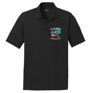 Funny If IM Drunk ItS My FriendS Fault Cool Campers Gift Great Gift PosiCharge RacerMesh Polo