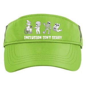 Funny Inclusion IsnT Scary Teacher Halloween 2024 Adult Drive Performance Visor