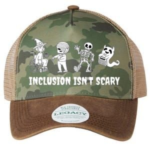 Funny Inclusion IsnT Scary Teacher Halloween 2024 Legacy Tie Dye Trucker Hat