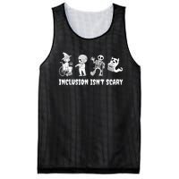 Funny Inclusion IsnT Scary Teacher Halloween 2024 Mesh Reversible Basketball Jersey Tank