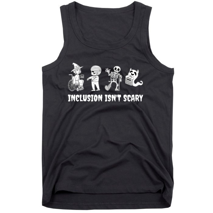 Funny Inclusion IsnT Scary Teacher Halloween 2024 Tank Top