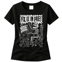 Fix It In Pre Skeleton Computer Bones Funny Women's T-Shirt