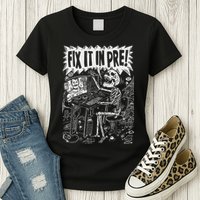 Fix It In Pre Skeleton Computer Bones Funny Women's T-Shirt
