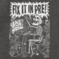 Fix It In Pre Skeleton Computer Bones Funny Vector Backpack