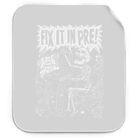Fix It In Pre Skeleton Computer Bones Funny Permanent Decal Sticker